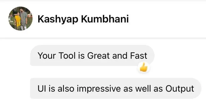 Kashyap Testimonial